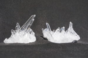 宮崎県米良産水晶2点の画像