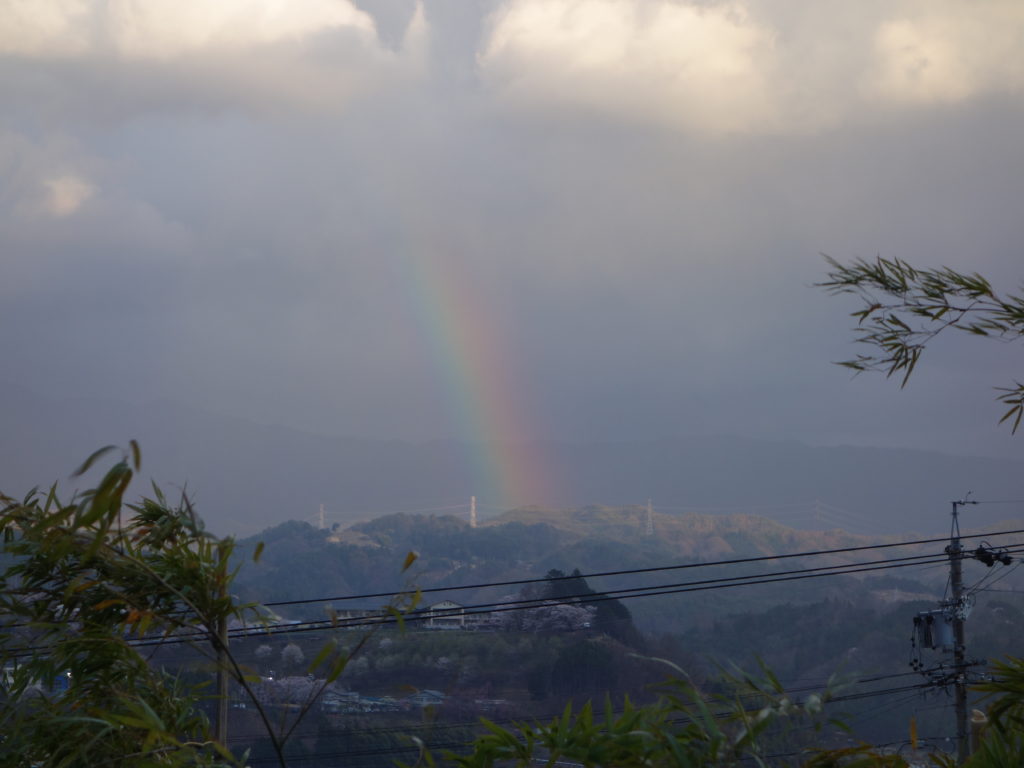 玉垣からの風景㊳虹