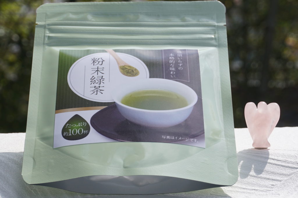 Stone＆Tea玉垣 より「 粉末茶4種類＆プチ・ローズクォーツエンジェル セット 」