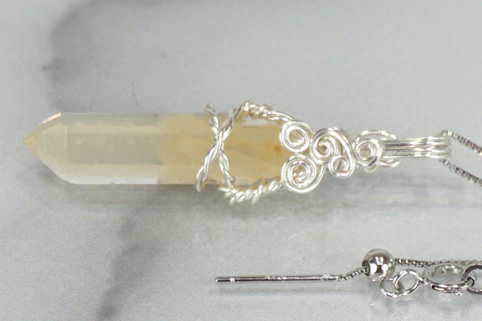 奈良県 天川村産 レモン水晶【希少】 - リアファル