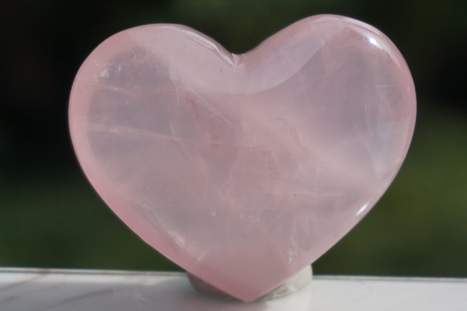 ディープローズクォーツハート【高品質】 - リアファル