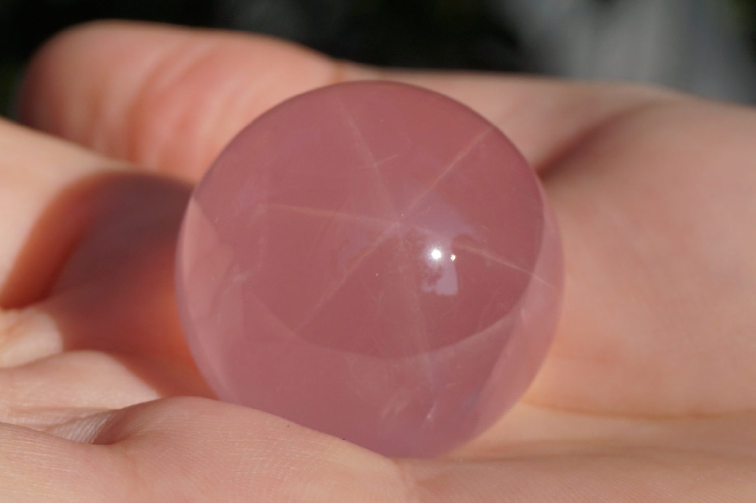 スターディープローズクォーツ【高品質・希少】 - リアファル