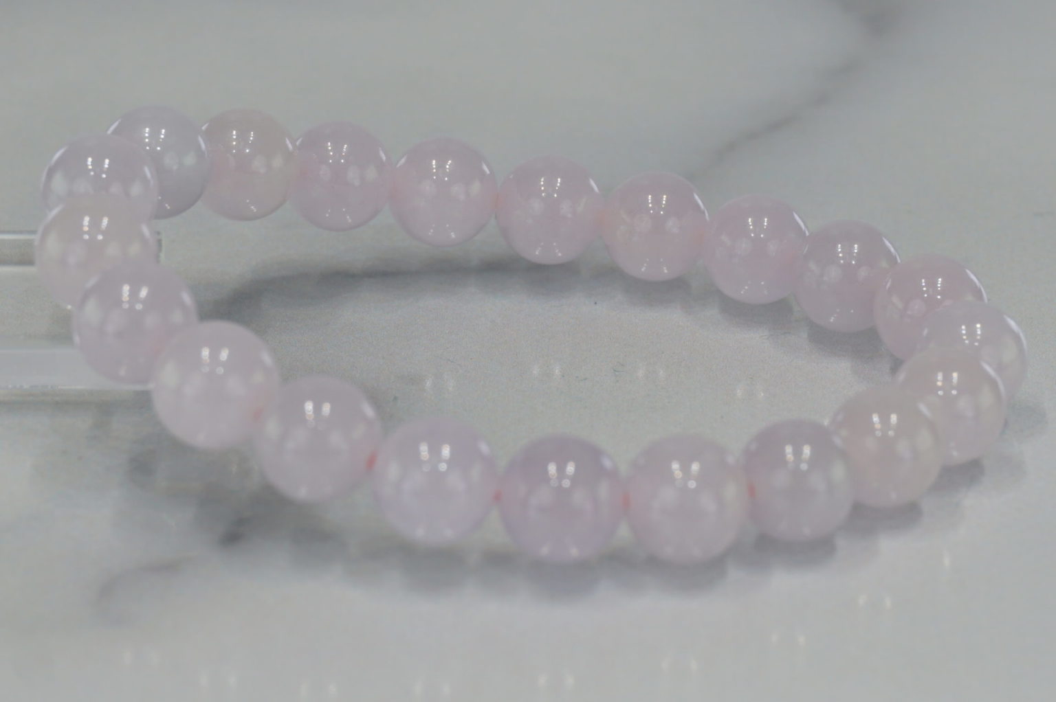 ラベンダー翡翠 ブレスレット【希少・トップグレード】 - リアファル